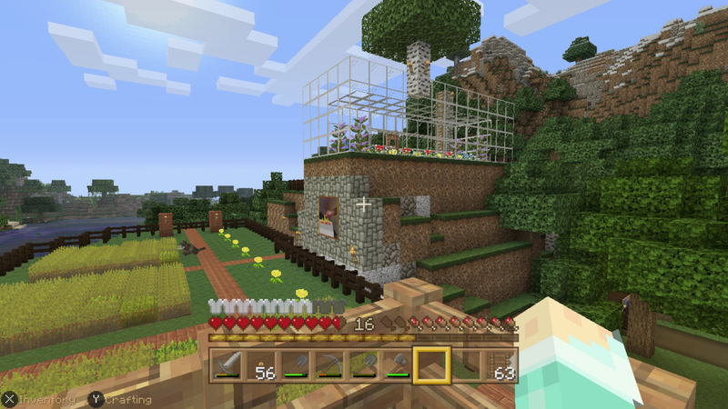 My Minecraft estate is coming along nicely.